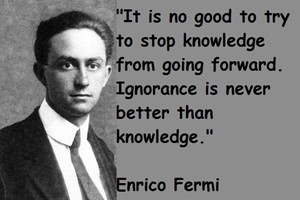 Enrico Fermi quote
