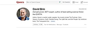 DAVID BRIN's quora page